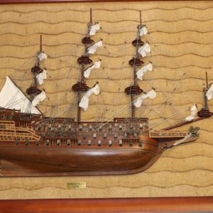 Sovereign of the sea 1843 wooden-framed P1502